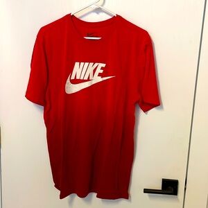 Nike Red Large Gradient T Shirt, Athletic Cut